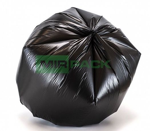 Мешки для мусора 60 л, 20 мкм, ПСД, черные, в рулоне 50 штук, 60х70 см - Вид 4