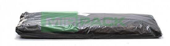 Мешки для мусора 240 литров, 80 мкм, 50 шт, ПВД, черные, в пачках - Вид 3